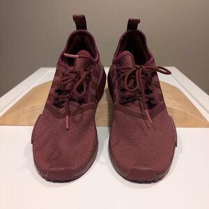 Adidas Burgundy NMD R1 women's shoe, size 7.5